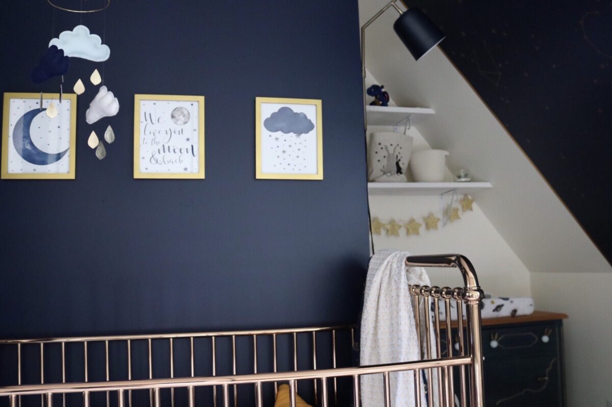 Réalisation design d'intérieur résidentielle La nocturne chambre bébé cadre ETC 2019