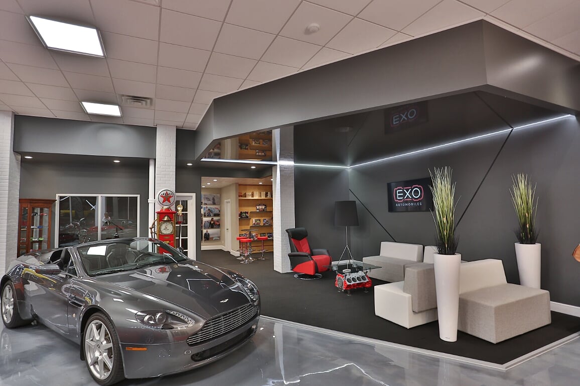 EXO Automobiles coin lounge Struktura design 2020