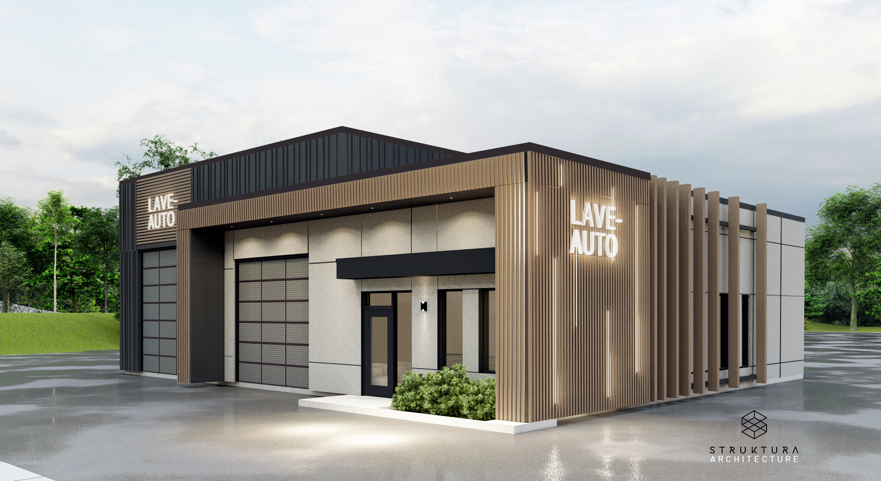 Struktura Architecture Construction Commercial Lave-Auto 2024