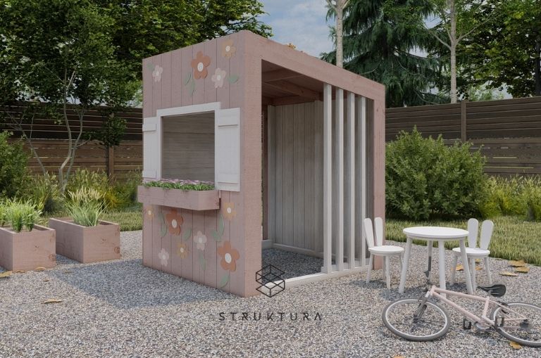 Maisonnette enfant L'Explorateur fille Struktura Design 2025