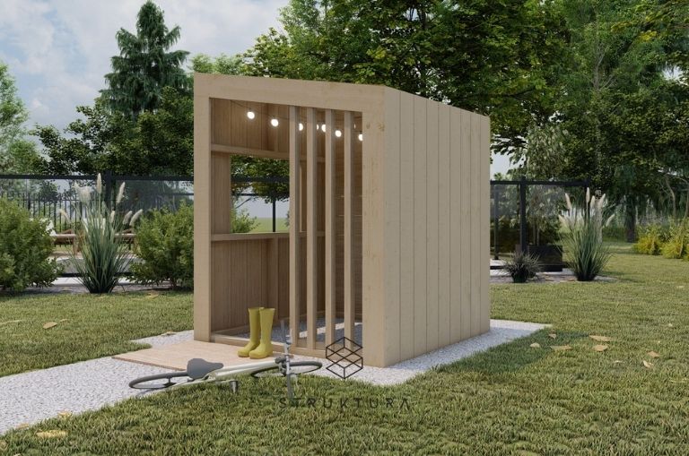 Maisonnette enfant L'Explorateur simple bois Struktura Design 2025