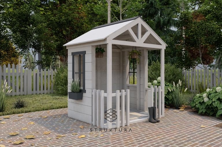 Maisonnette enfant La Jardinière farmhouse Struktura Design 2025