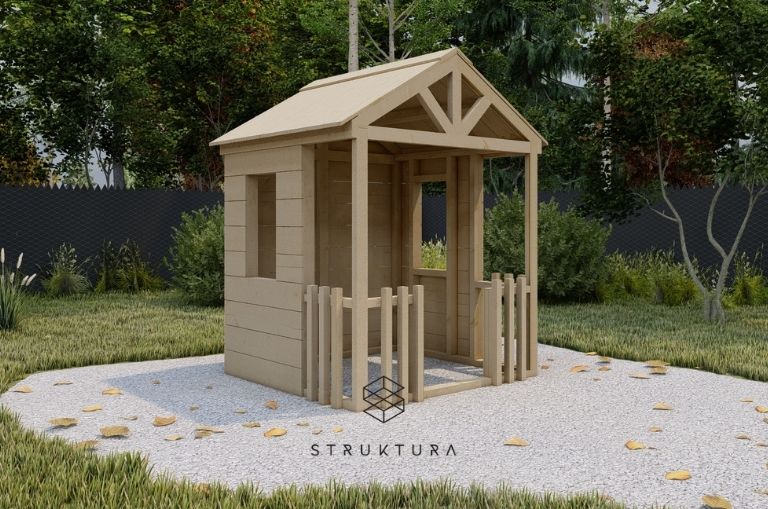 Maisonnette enfant La Jardinière Struktura Design 2025