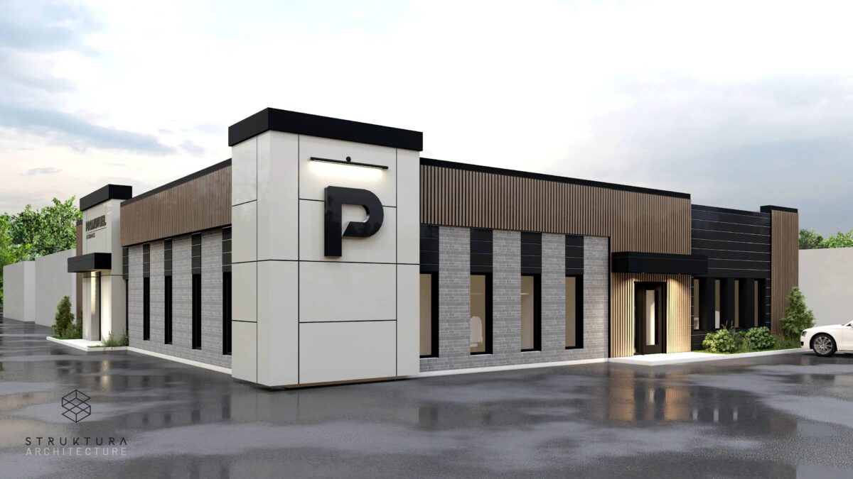 Réalisation commerciale plan architecture Promutuel Ville-Marie Struktura Architecture
