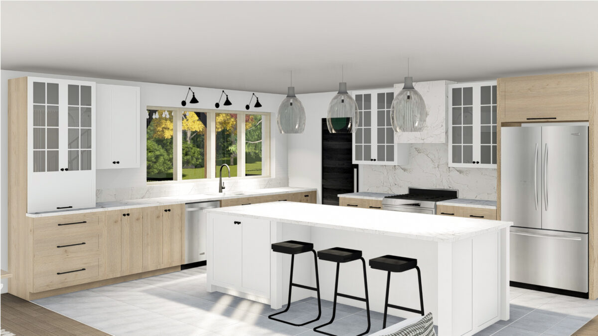 Réalisation Le cottage intérieur cuisine Struktura design 2021